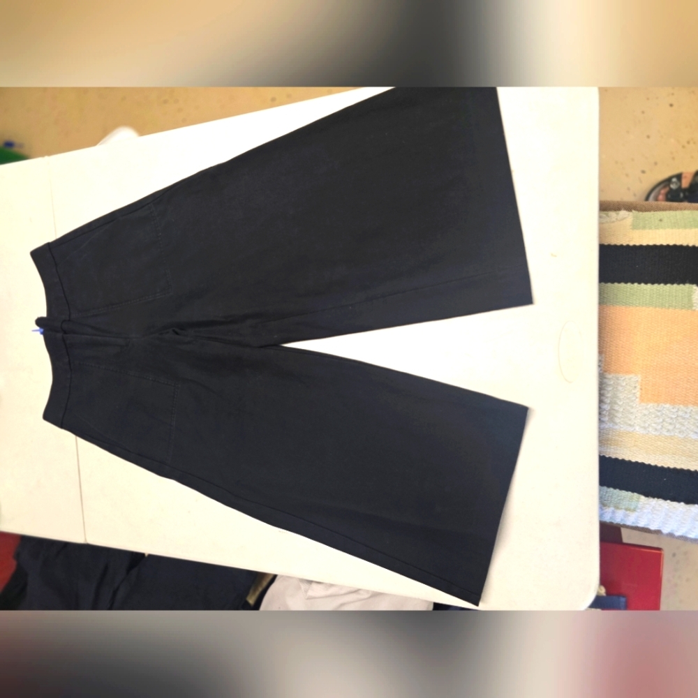 Stylish Black Wide-Leg Pants